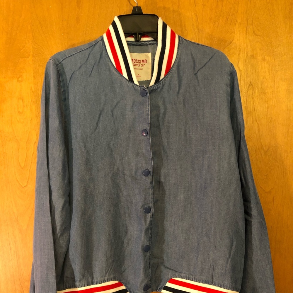 Faux Jean Jacket